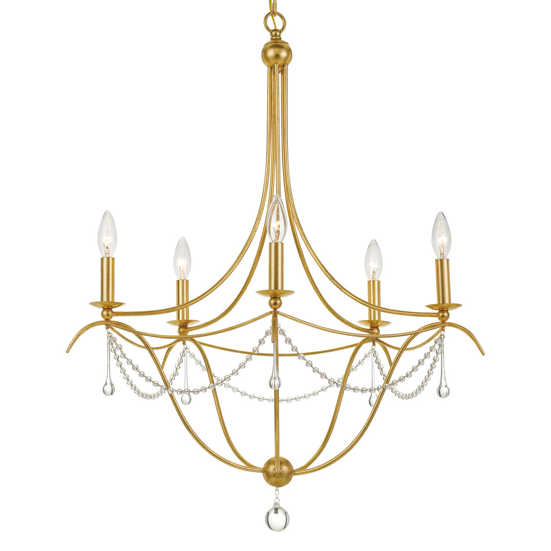 Crystorama Metro 5-Light Chandelier