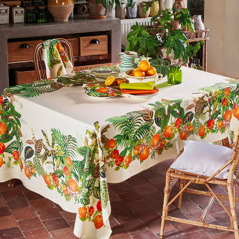 Giardino Natural Tablecloth main image 1