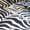 Garnier Thiebaut Zebre Noir Et Blanc Jacquard Bed Throw Blanket