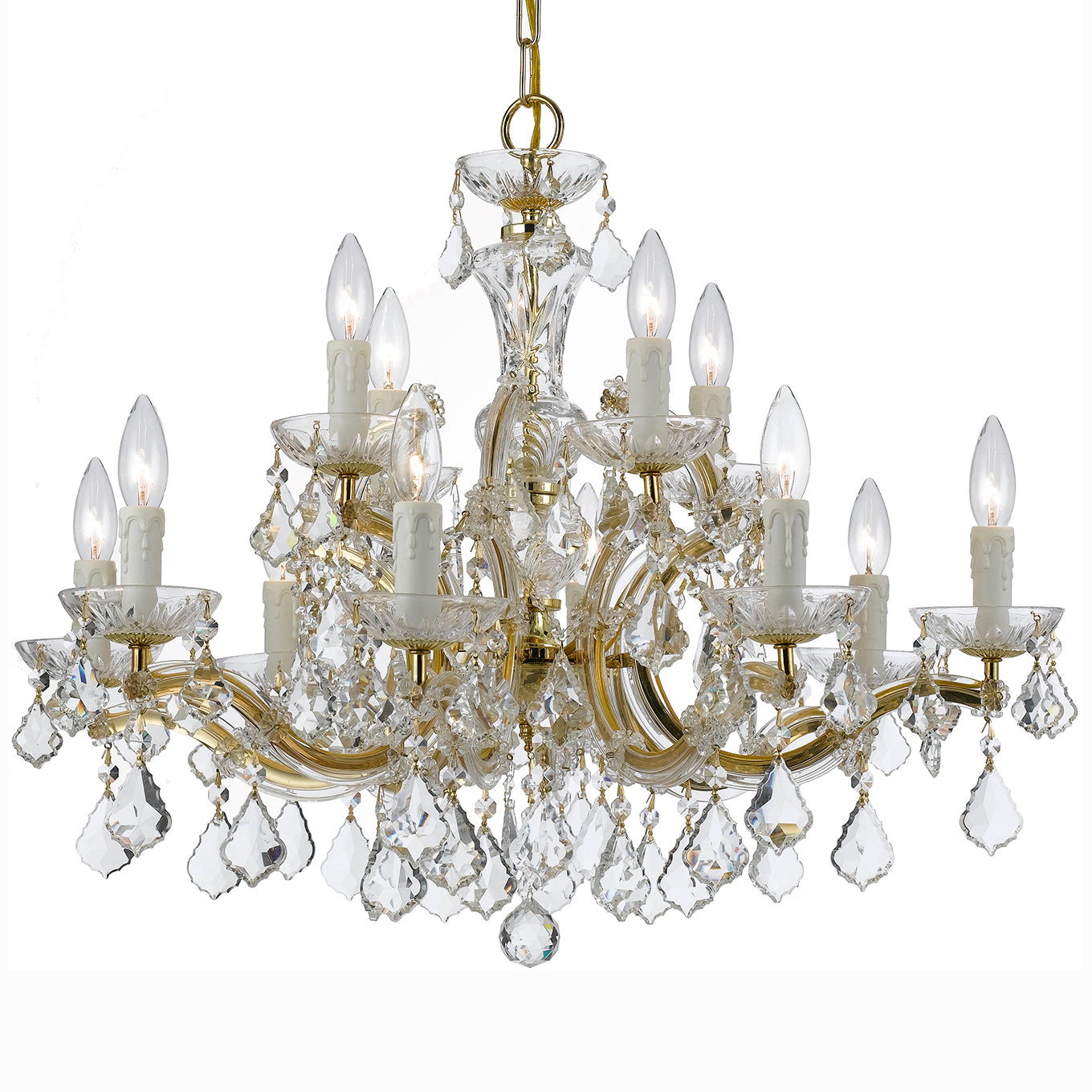 Crystorama Maria Theresa 4379 12-Light Chandelier