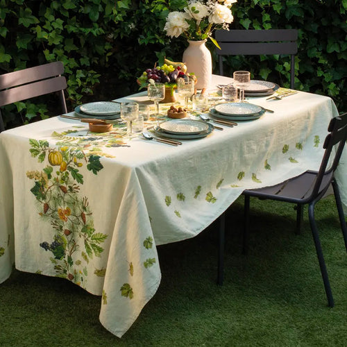 Garnier Thiebaut Mille Delices Boises Naturel Tablecloth