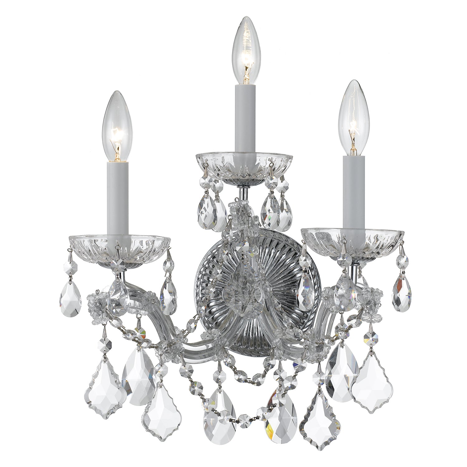 Crystorama Maria Theresa 4403 3-Light Wall Sconce
