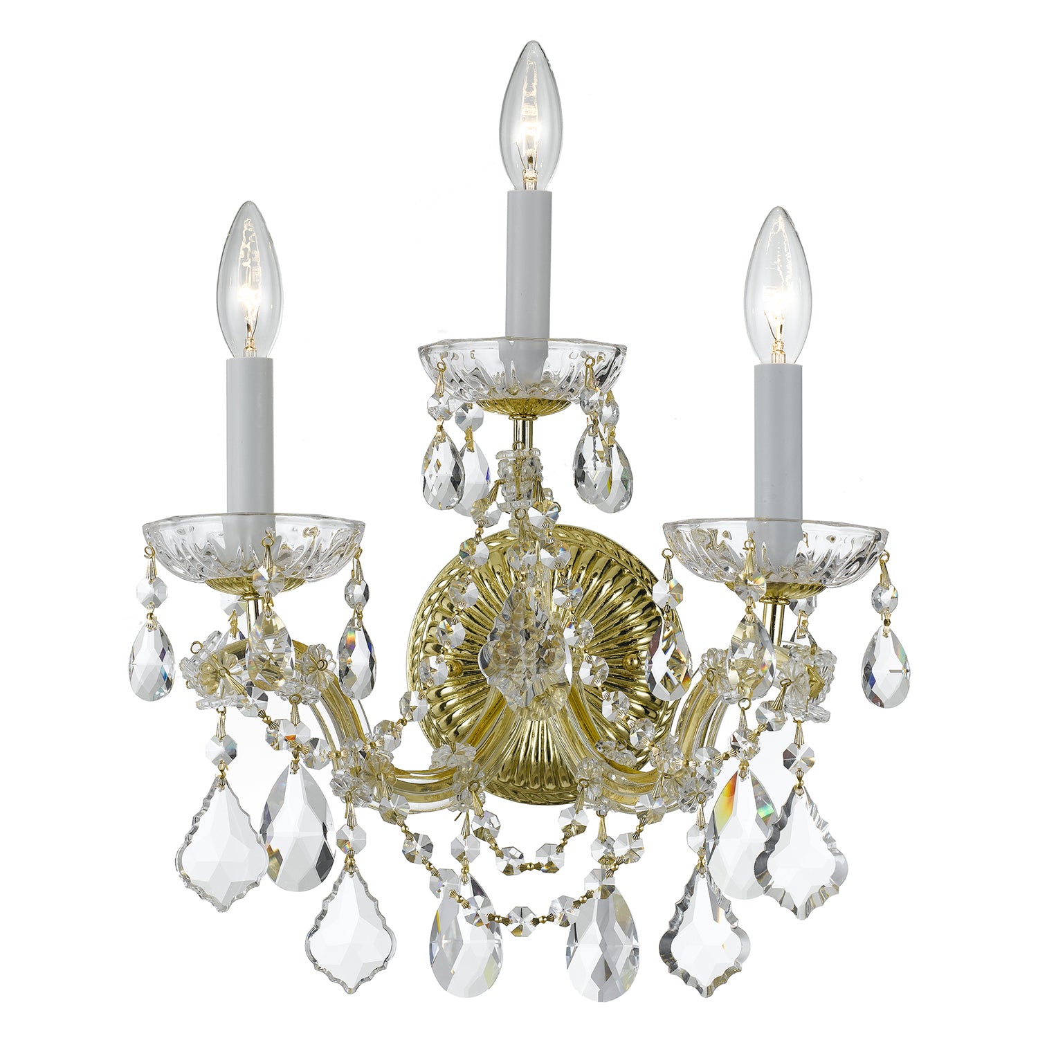 Crystorama Maria Theresa 4403 3-Light Wall Sconce