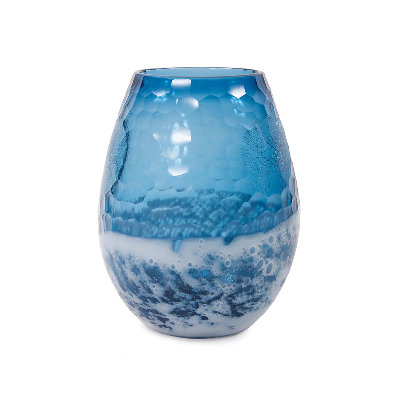 Blue Sky Bulbous Vase