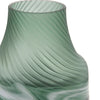 Teal Swirl Vase