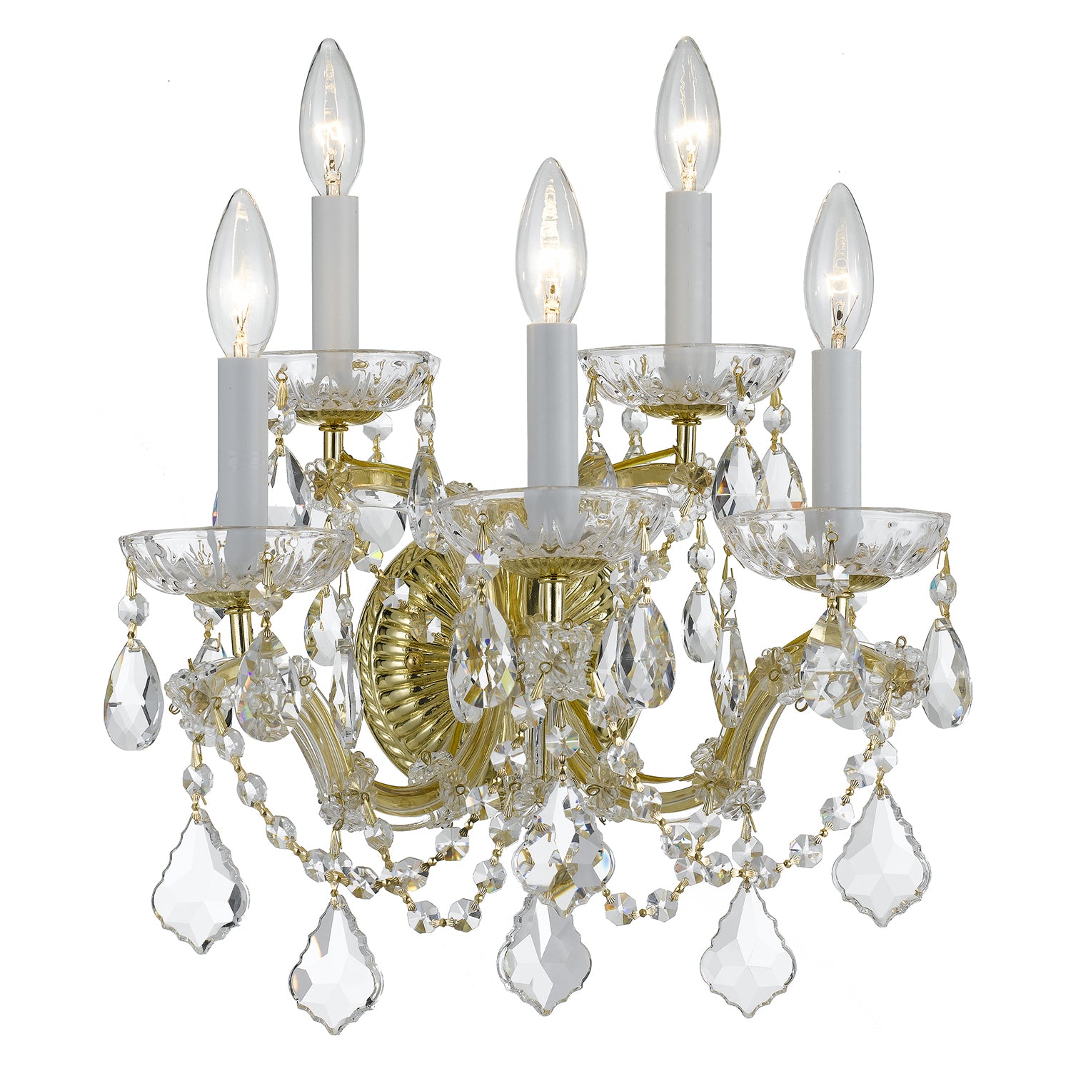 Crystorama Maria Theresa 4404 5-Light Wall Sconce