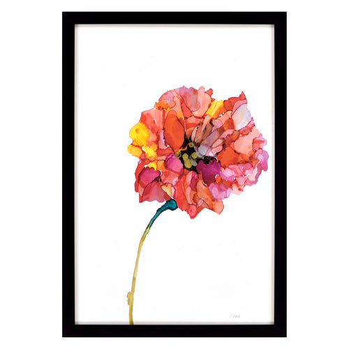 Mann Vivid Flower II Framed Art
