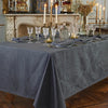 Garnier Thiebaut Mille Isaphire Zinc Jacquard Tablecloth