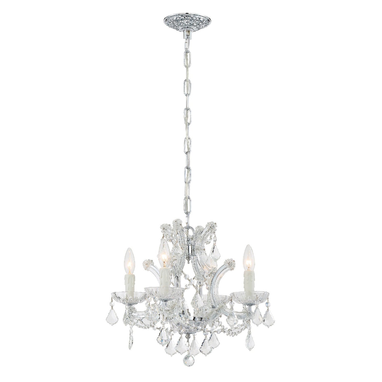 Crystorama Maria Theresa 4474 4-Light Mini Chandelier