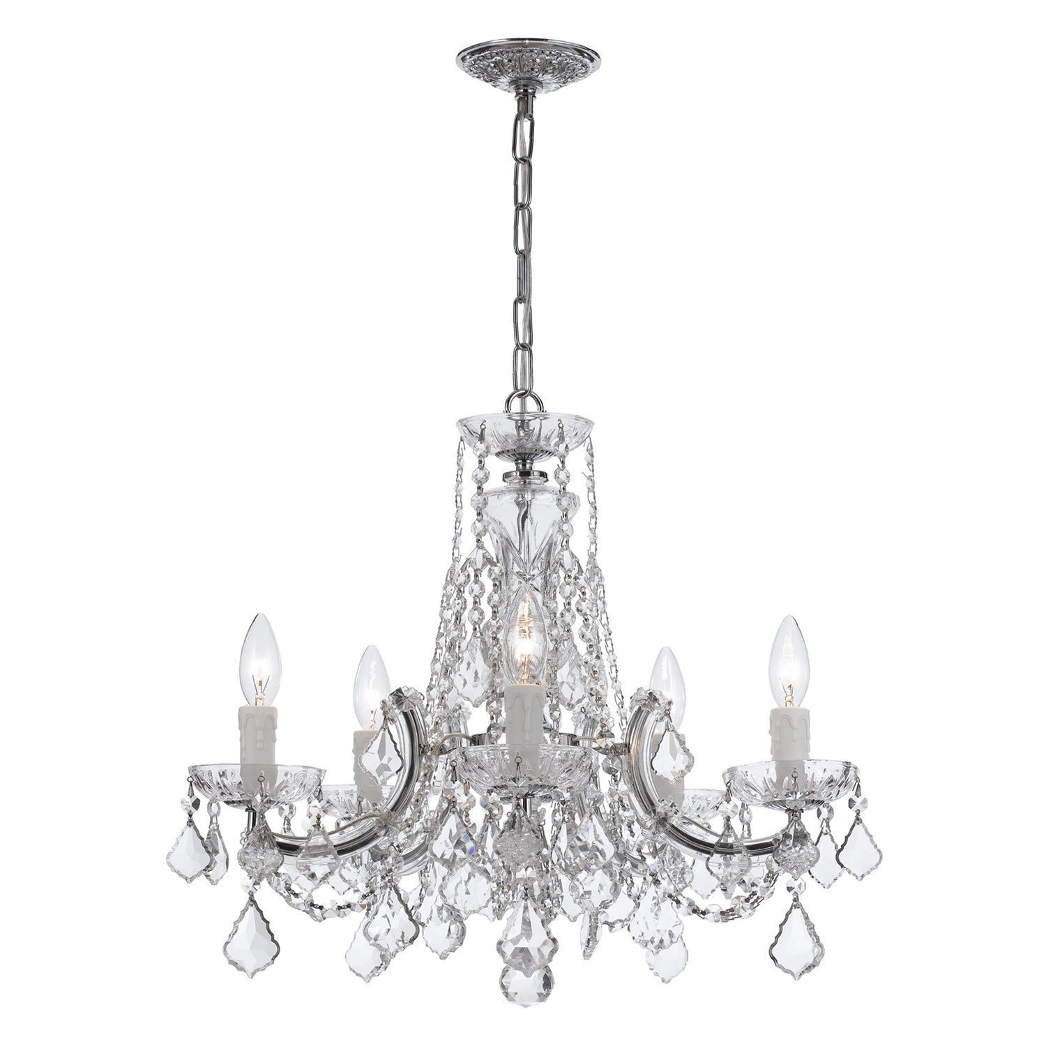 Crystorama Maria Theresa 4476 5-Light Mini Chandelier