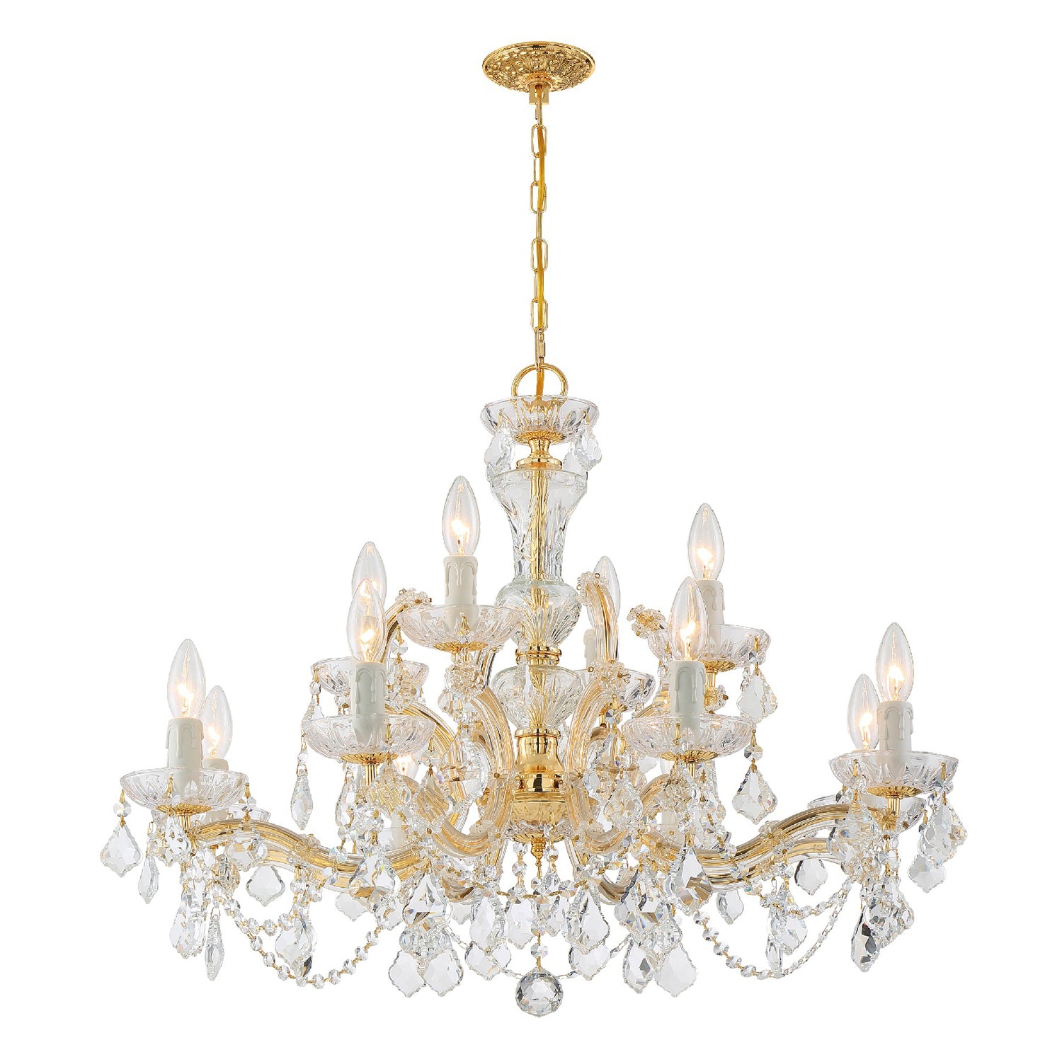 Crystorama Maria Theresa 4479 12-Light Chandelier