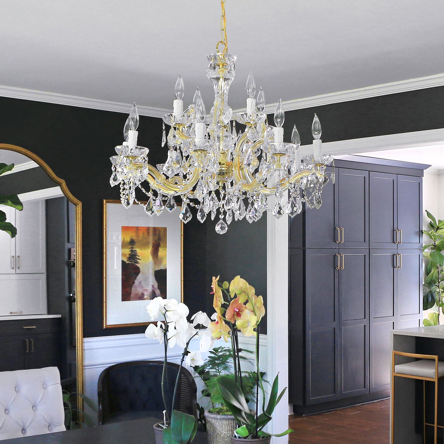 Crystorama Maria Theresa 4479 12-Light Chandelier