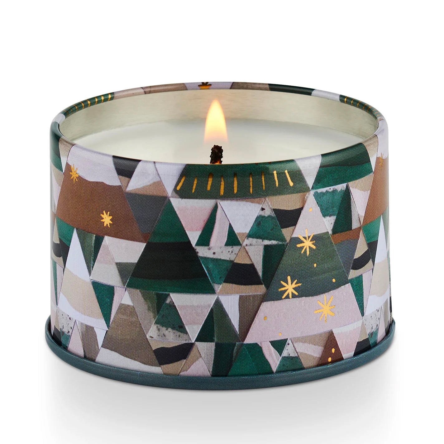 Illume Fa La La Tin Trio Candle Gift Set Paynes Gray