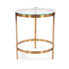 Brushed Brass Stainless Steel Side Table