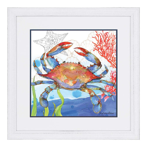 Roberts Oceana Crab 1 Framed Art