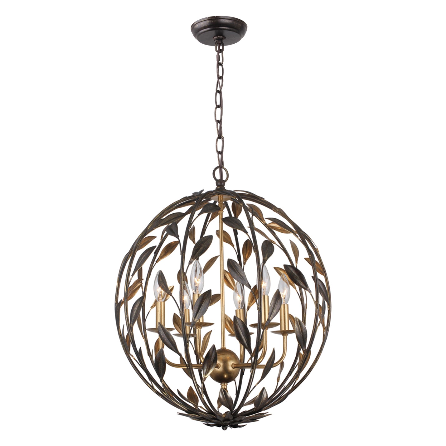 Crystorama Broche 506 6-Light Chandelier