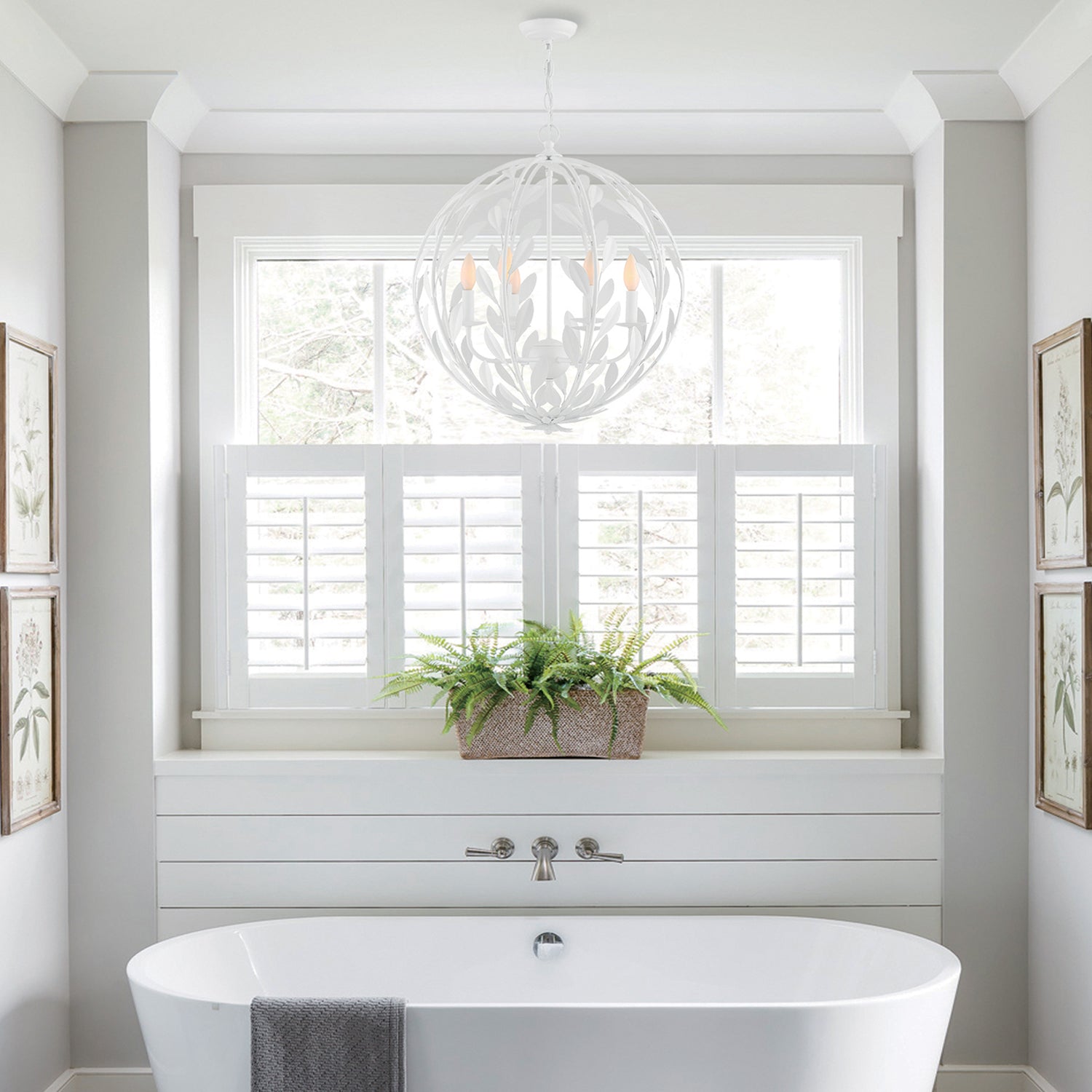 Crystorama Broche 506 6-Light Chandelier