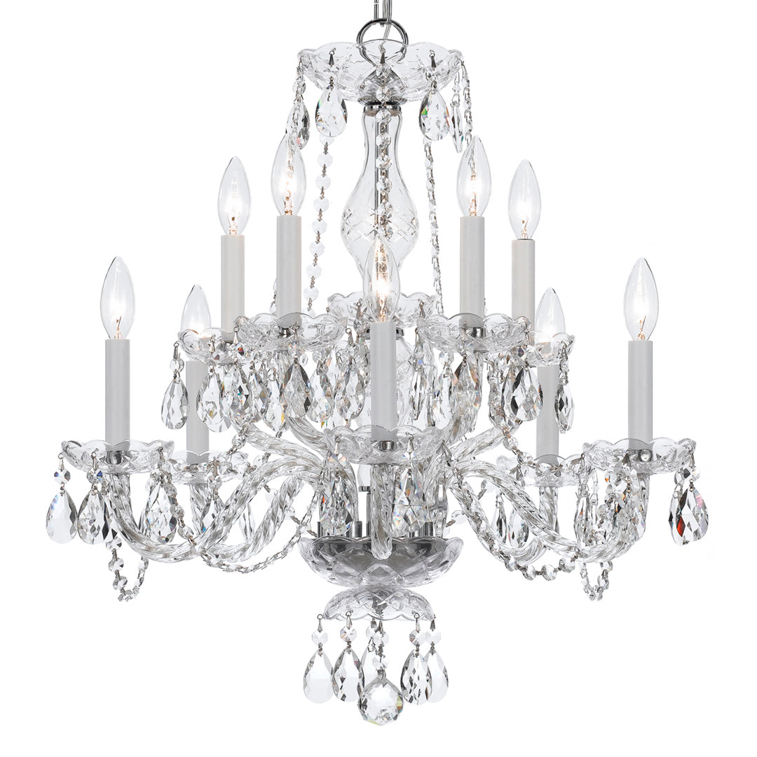 Crystorama Traditional Crystal 5080 10-Light Chandelier