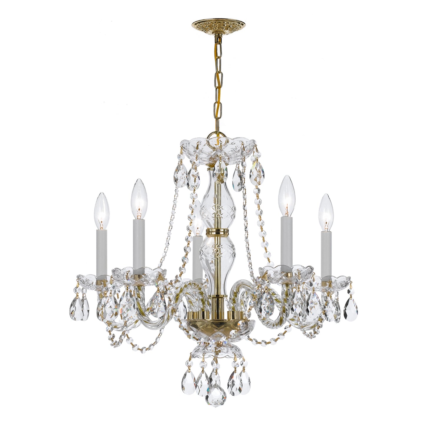 Crystorama Traditional Crystal 5085 5-Light Chandelier