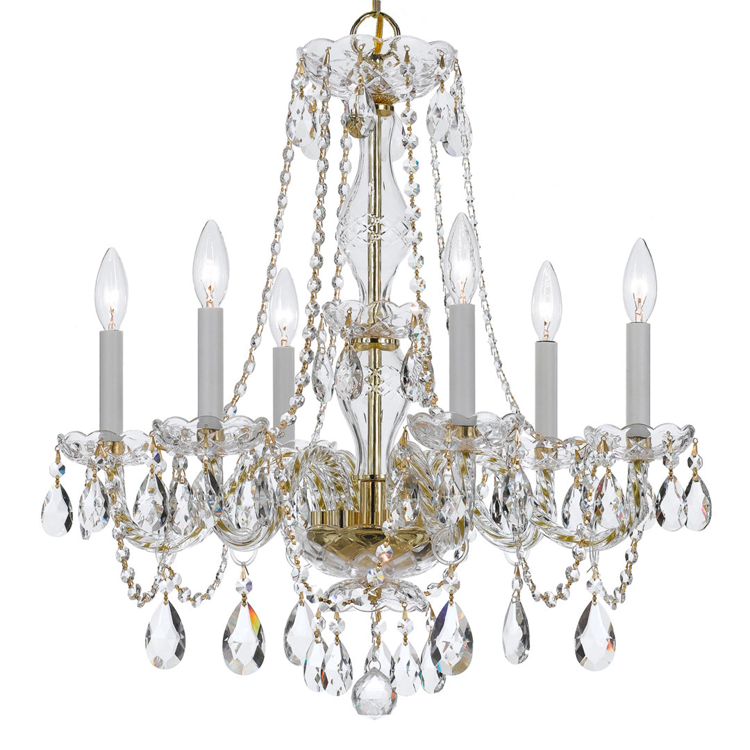 Crystorama Traditional Crystal 5086 6-Light Chandelier