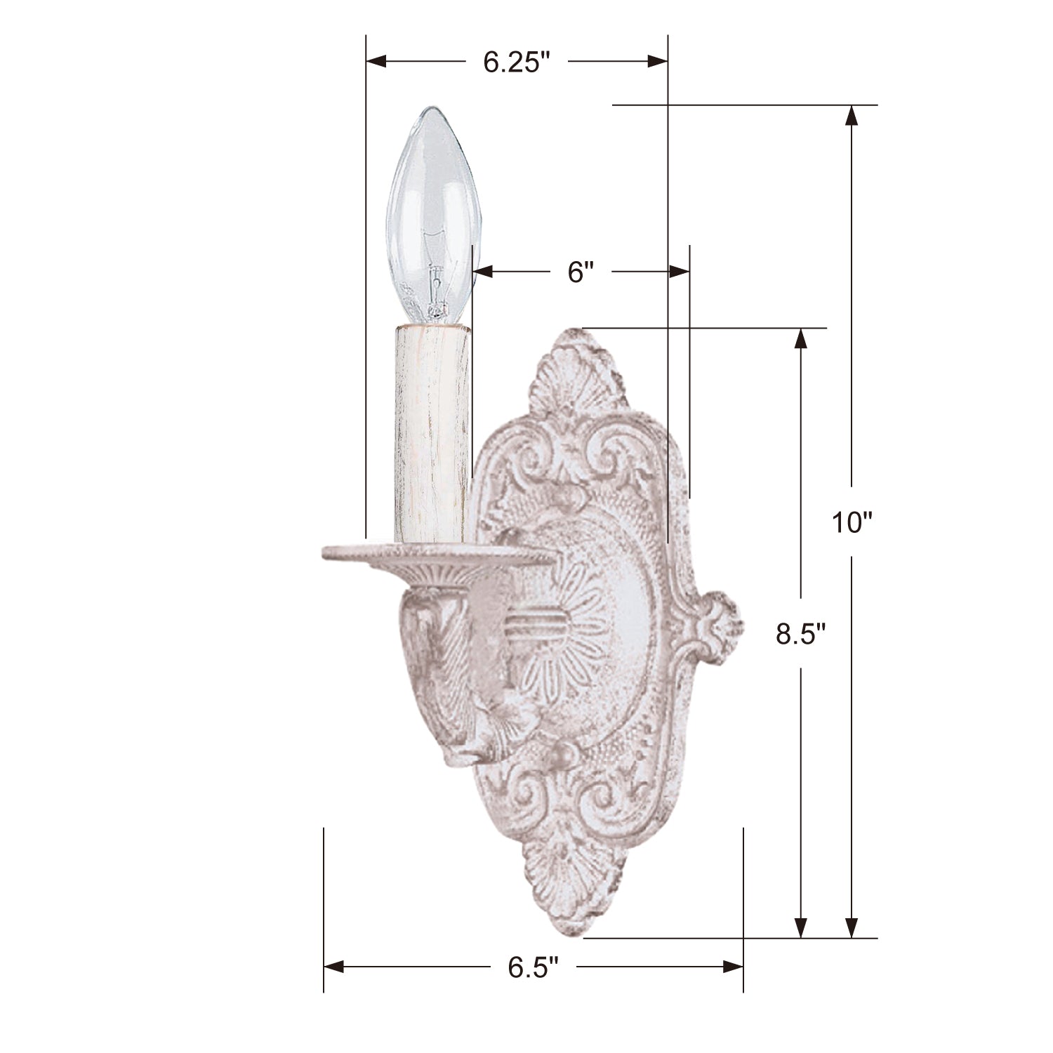 Crystorama Paris Market 5111 1-Light Wall Sconce