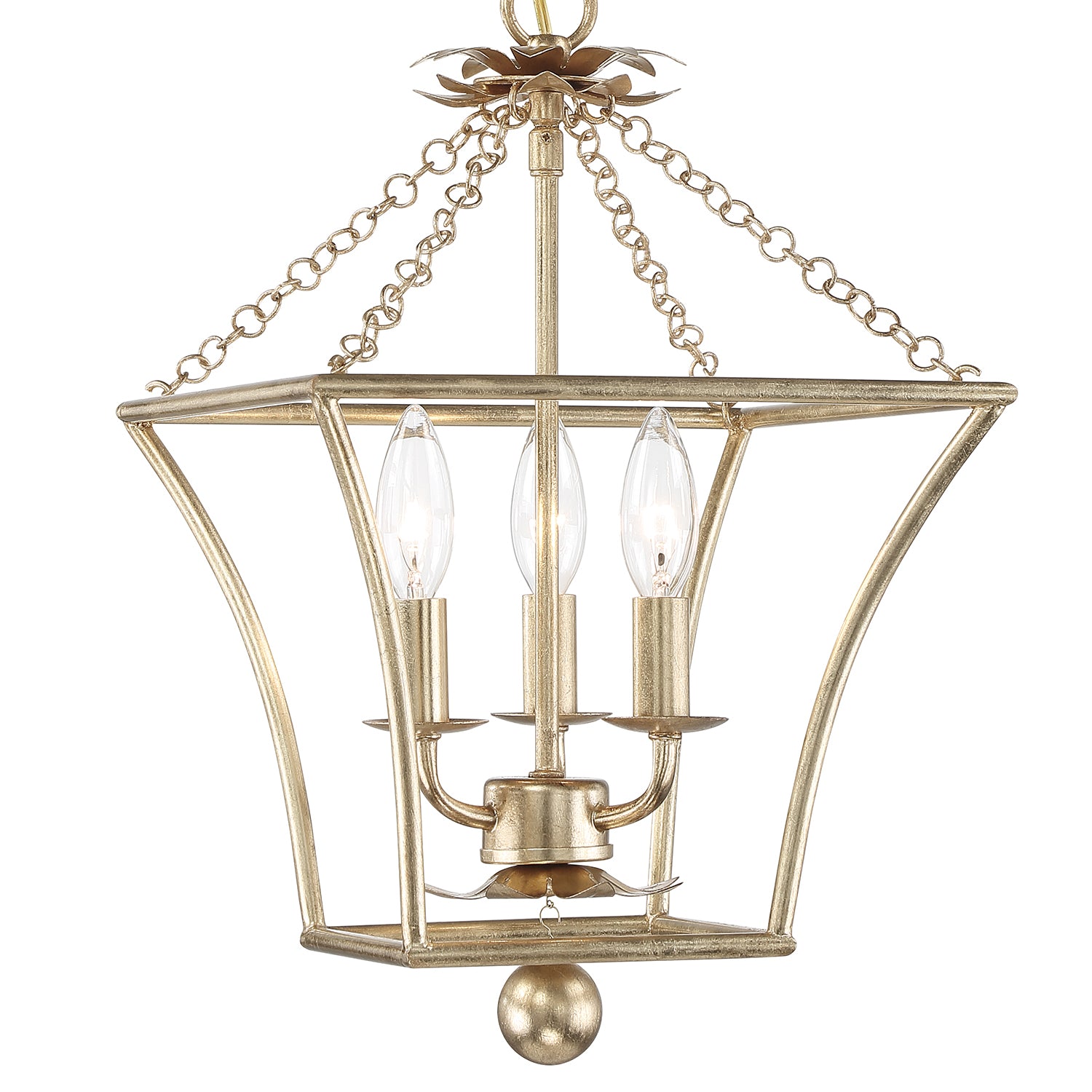 Crystorama Broche 3-Light Lantern