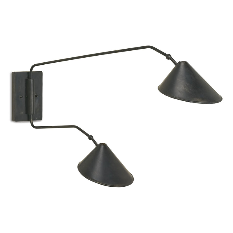 Currey & Co Serpa Double Wall Sconce