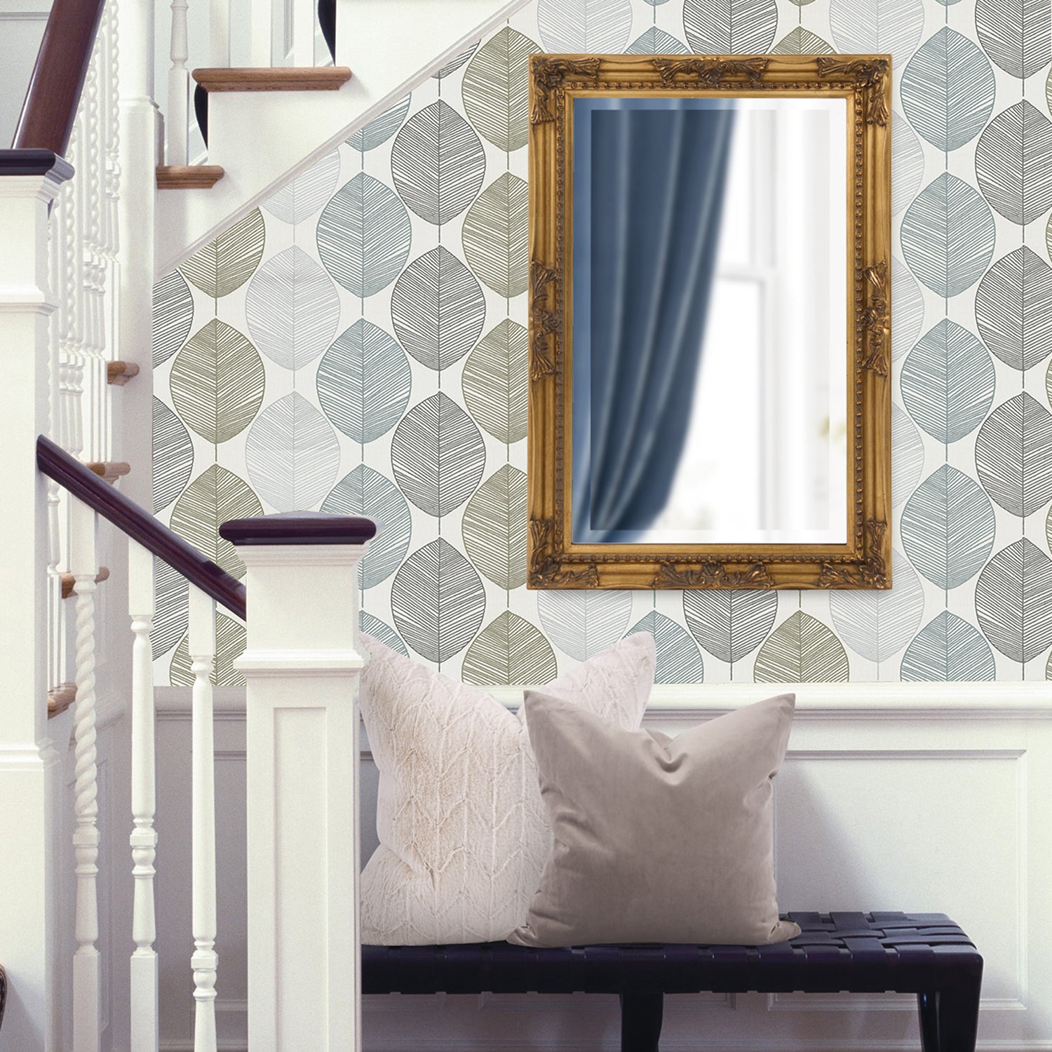 Queen Ann Rectangle Wall Mirror