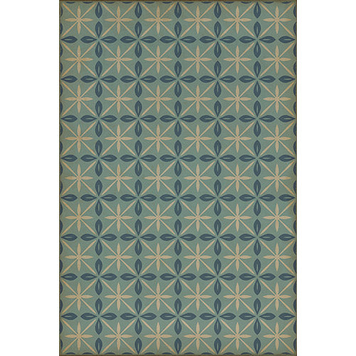 Pattern 81 - Skyside Diner Vinyl Floorcloth