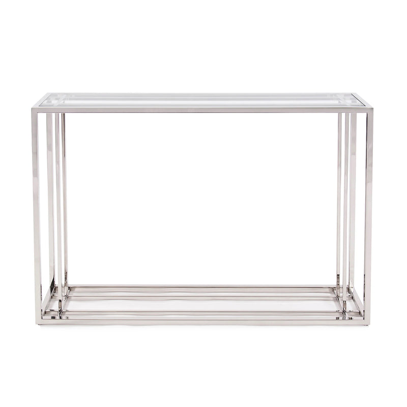 Echo Stainless Steel Console Table