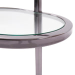 Oval Stainless Steel Drink Table