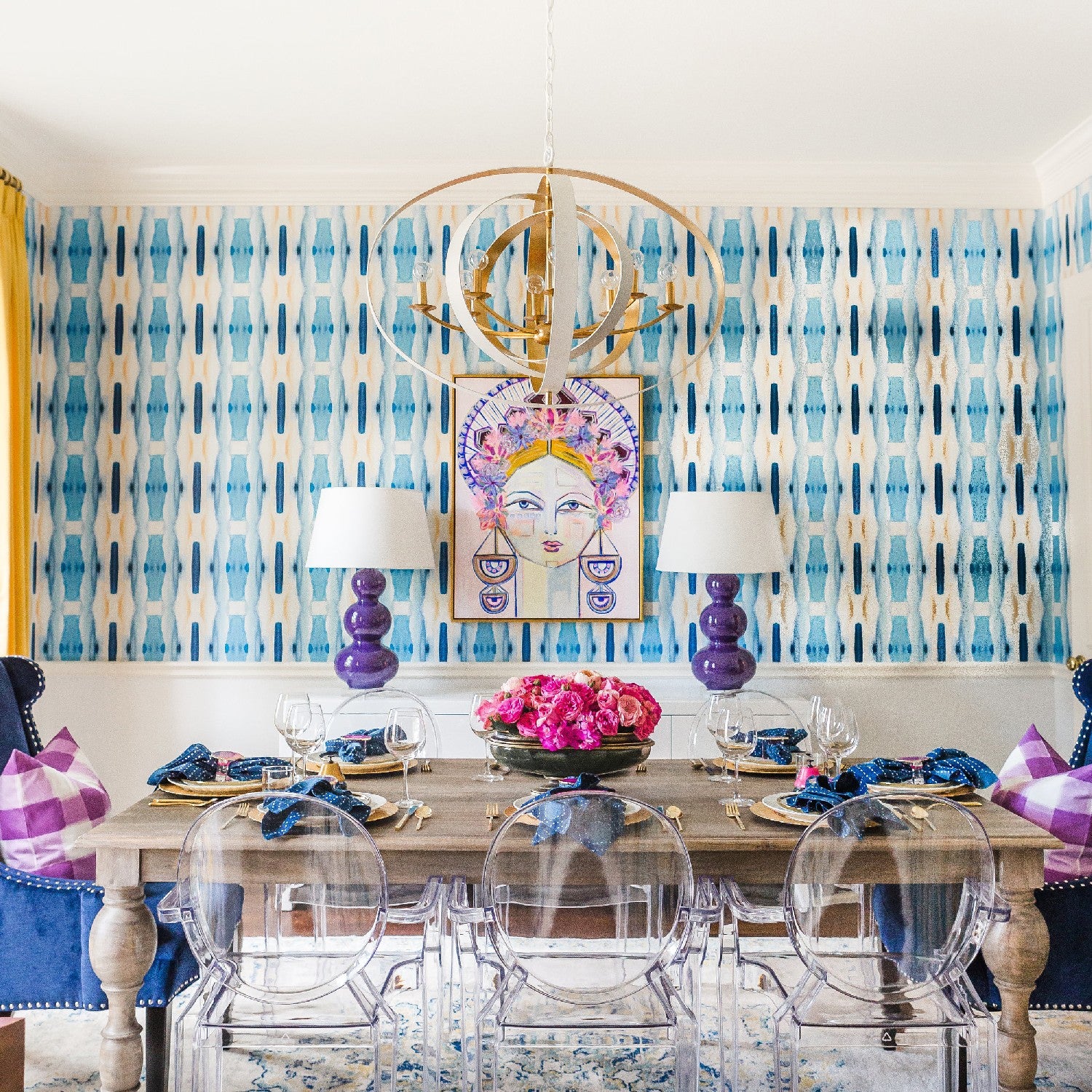 Crystorama Luna 8-Light Oval Chandelier