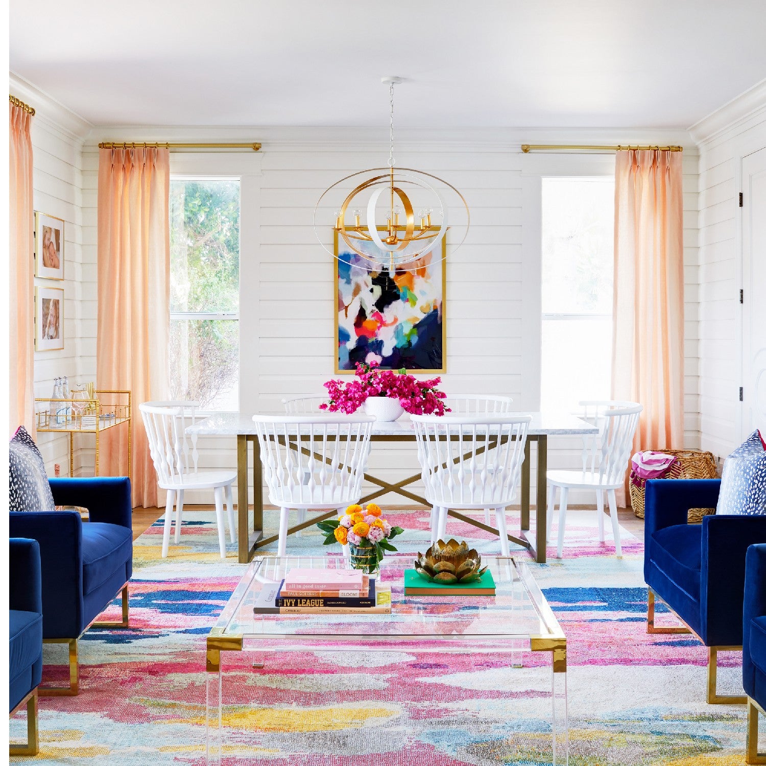 Crystorama Luna 8-Light Oval Chandelier