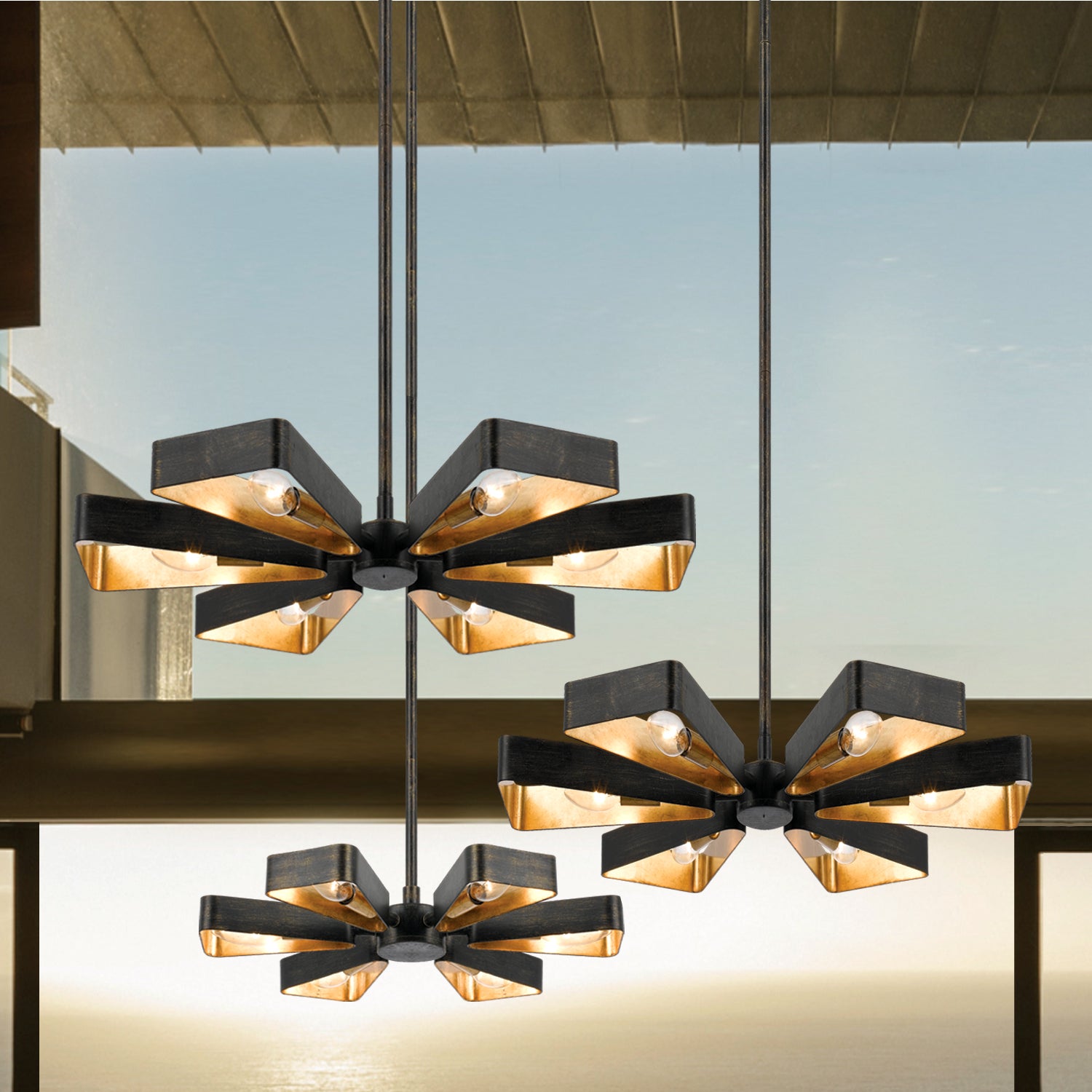 Crystorama Luna 593 6-Light Chandelier
