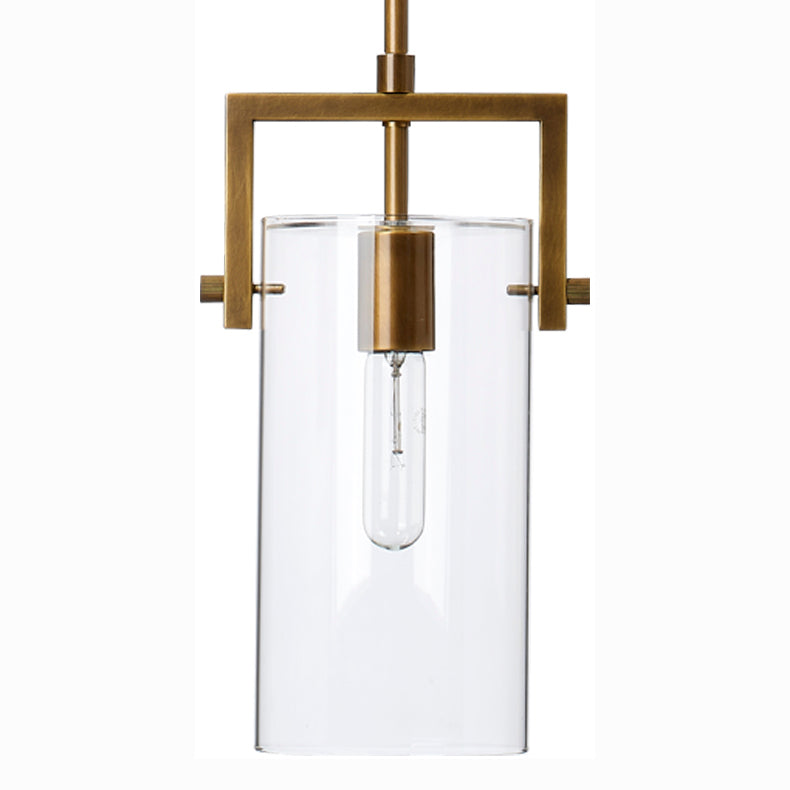 Jamie Young Cambrai Brass & Glass Pendant