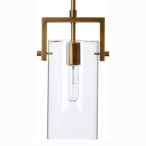 Jamie Young Cambrai Brass & Glass Pendant