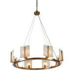Jamie Young Halo Antique Brass Large Chandelier
