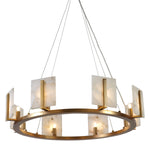 Jamie Young Halo Antique Brass Large Chandelier