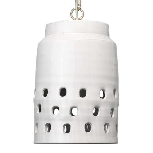 Jamie Young Perforated Long Pendant