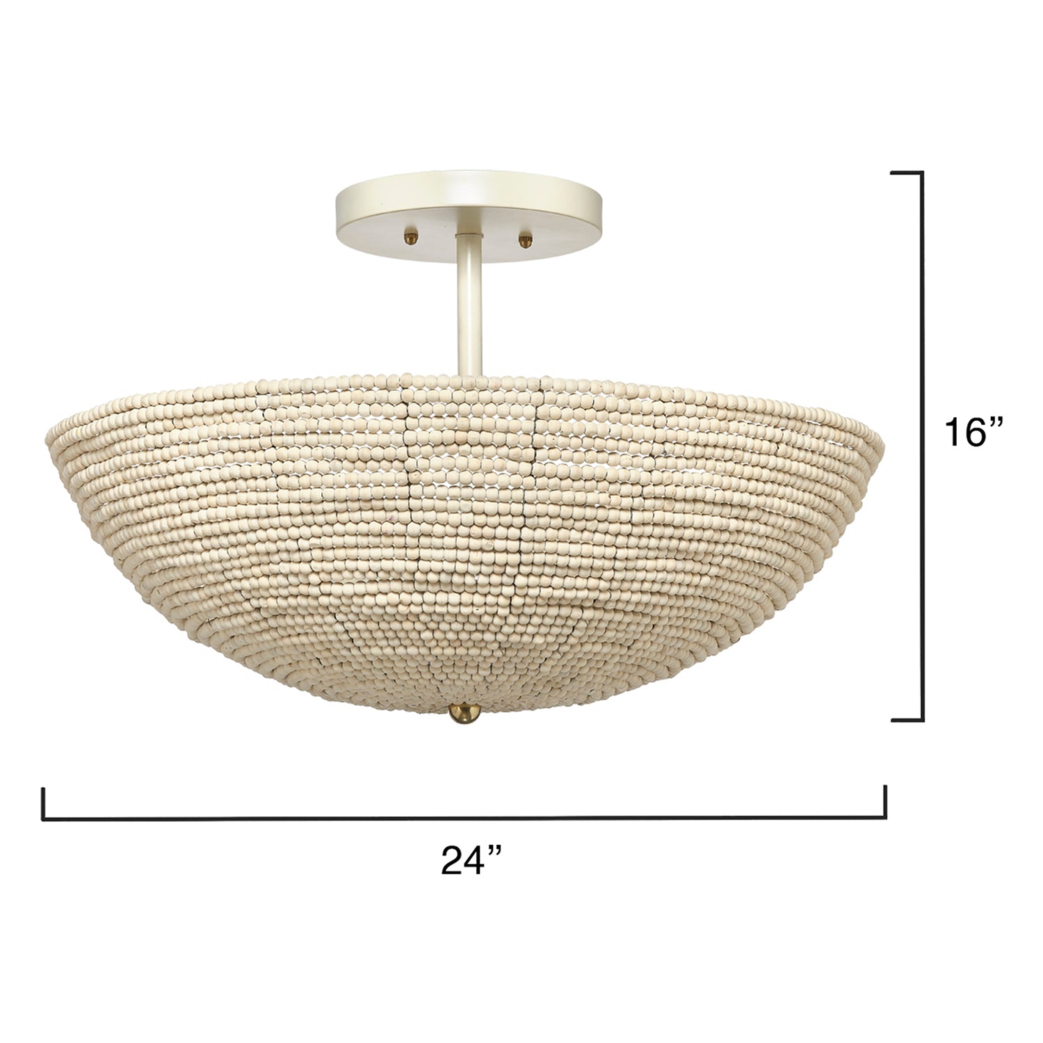 Jamie Young Tsunami Semi Flush Mount