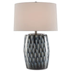 Currey & Co Milner Blue Table Lamp