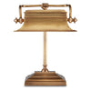 Bunny Williams for Currey & Co Malvasia Brass Desk Lamp