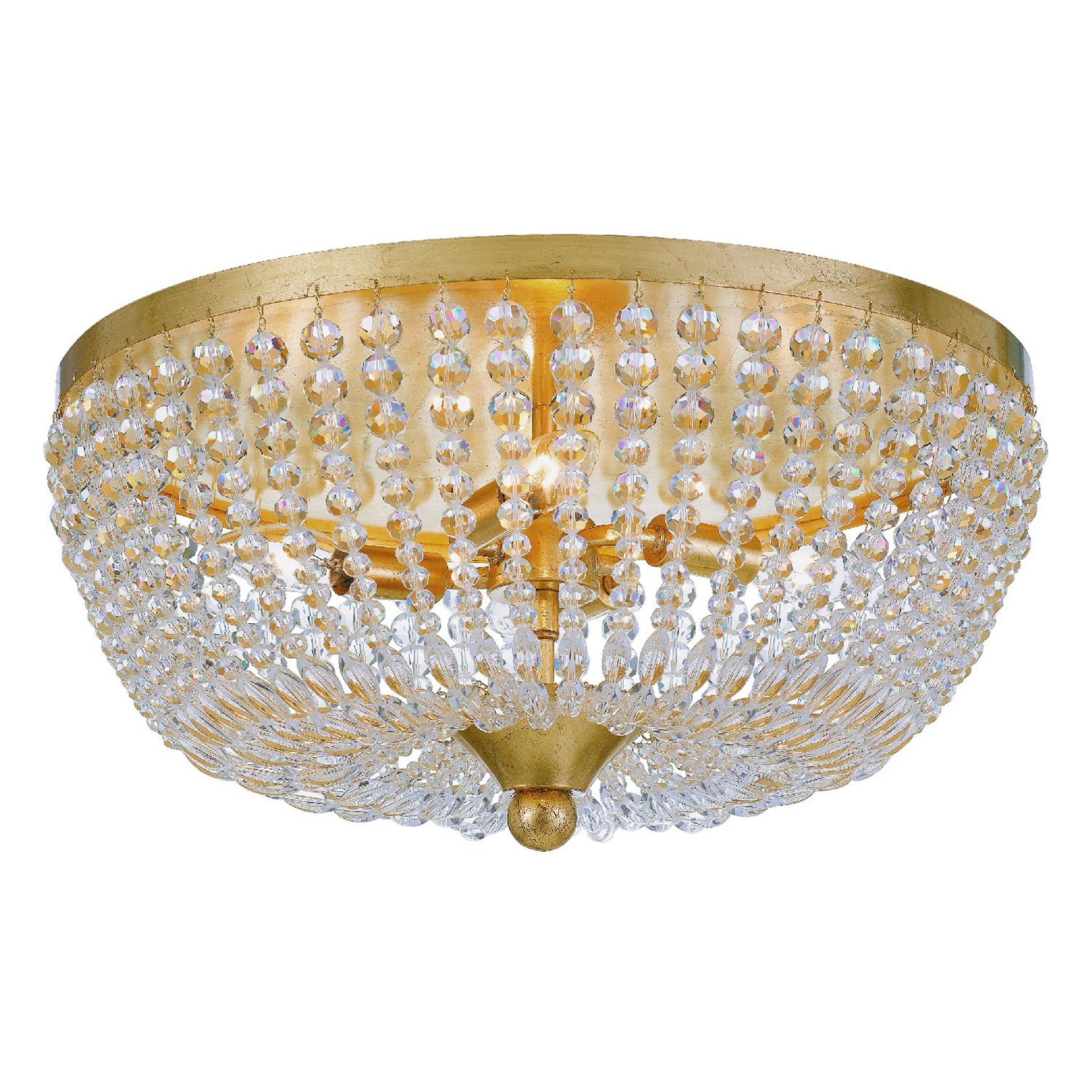 Crystorama Rylee 4-Light Flush Ceiling Mount