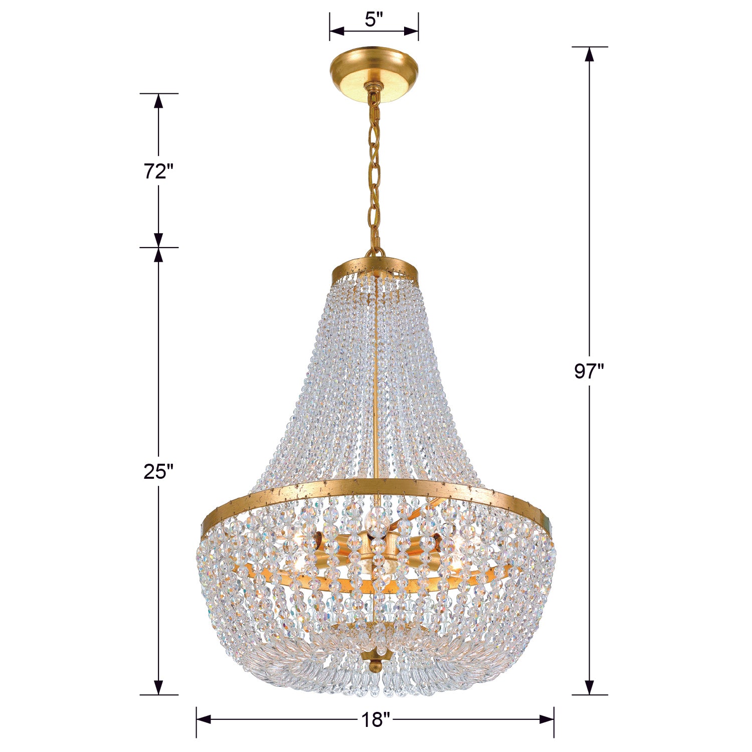 Crystorama Rylee 6-Light Chandelier