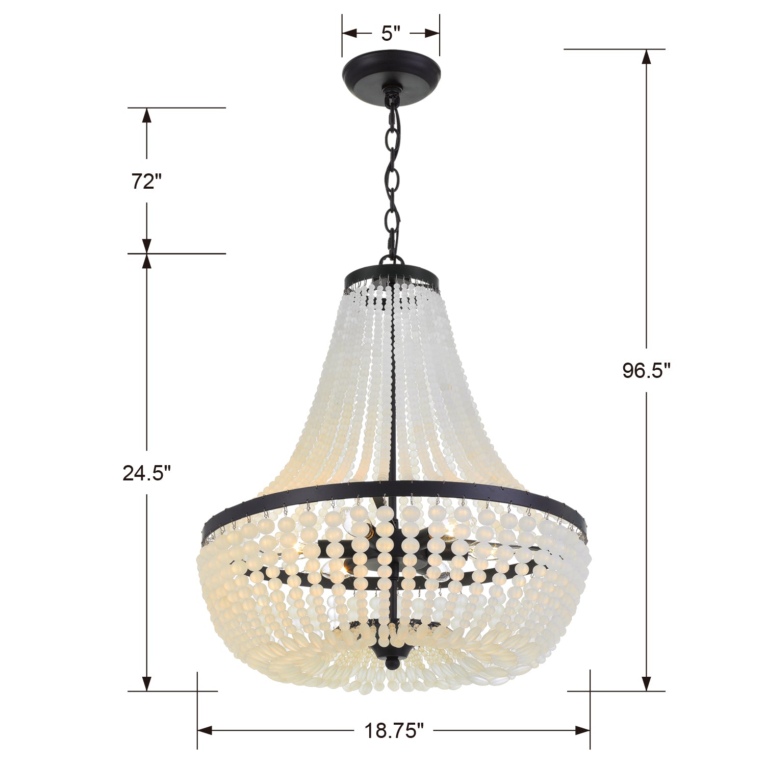 Crystorama Rylee 6-Light Chandelier