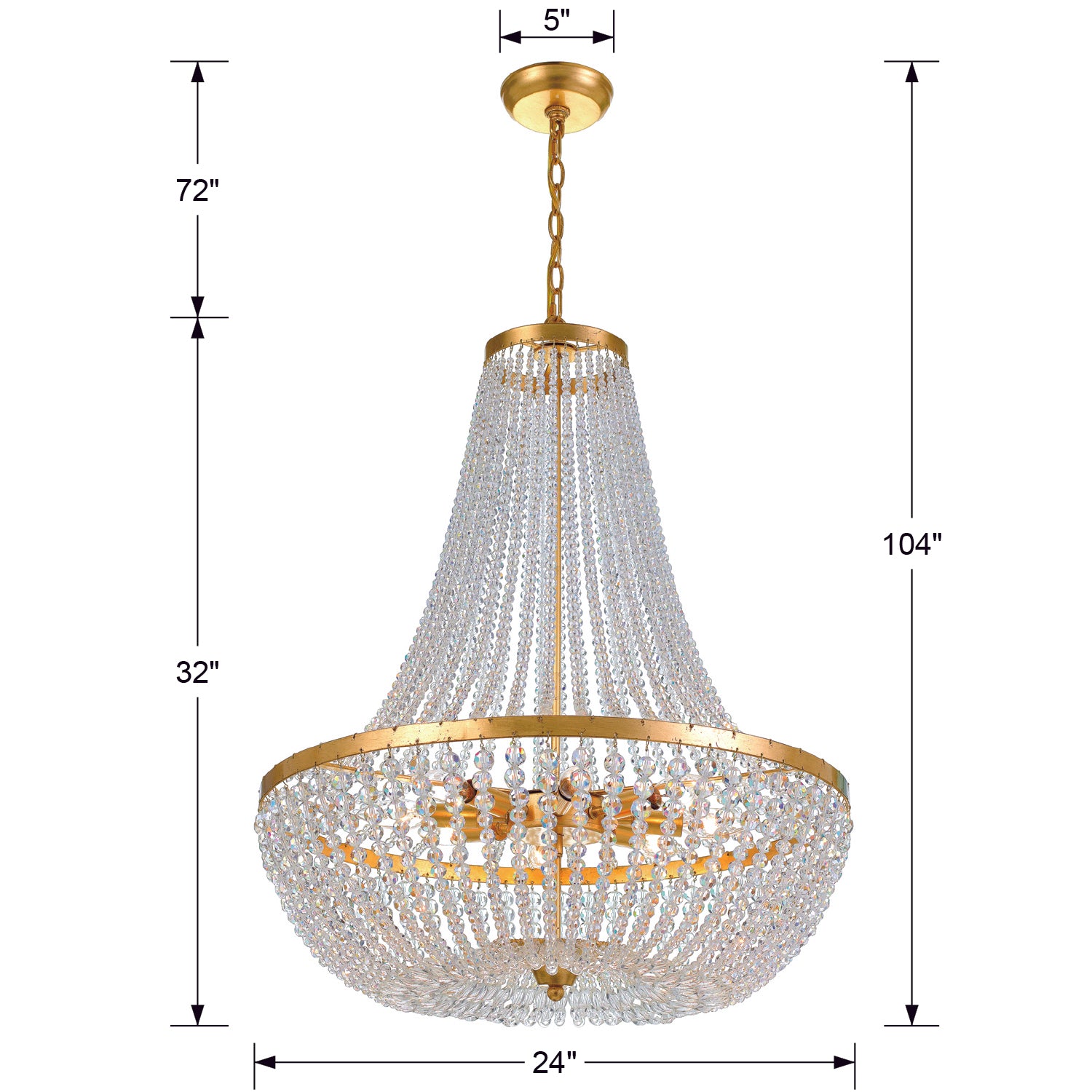 Crystorama Rylee 8-Light Chandelier