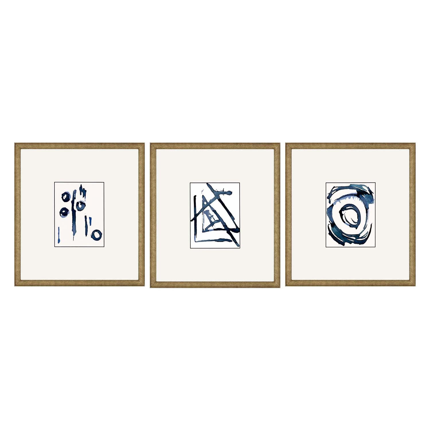 Inspire Studio Mayhem I Framed Art Set of 3
