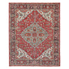 Feizy Piraj Ivory Charcoal Hand Knotted Rug
