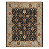 Feizy Carrington Charcoal Light Blue Hand Knotted Rug