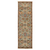 Feizy Carrington Green Gray Hand Knotted Rug